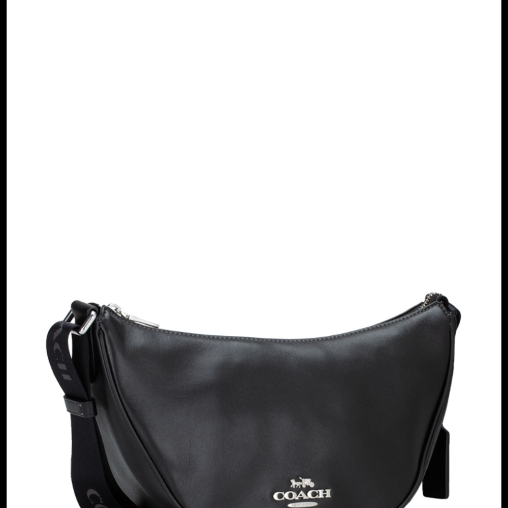 Coach Black Leather Shoulder Bag